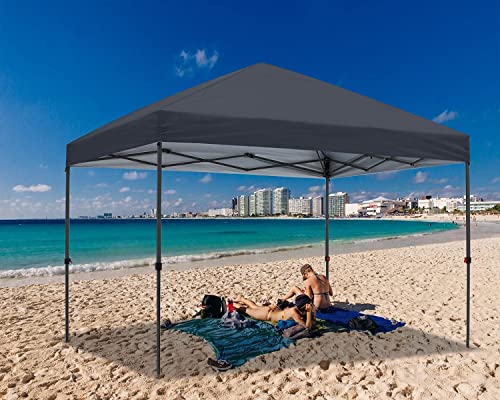 ABCCANOPY Pop Up Canopy - Outdoor Patio Portable Canopy Tent Heavy Duty for Backyard and Deck with 4 Sandbags(White, 10x10)