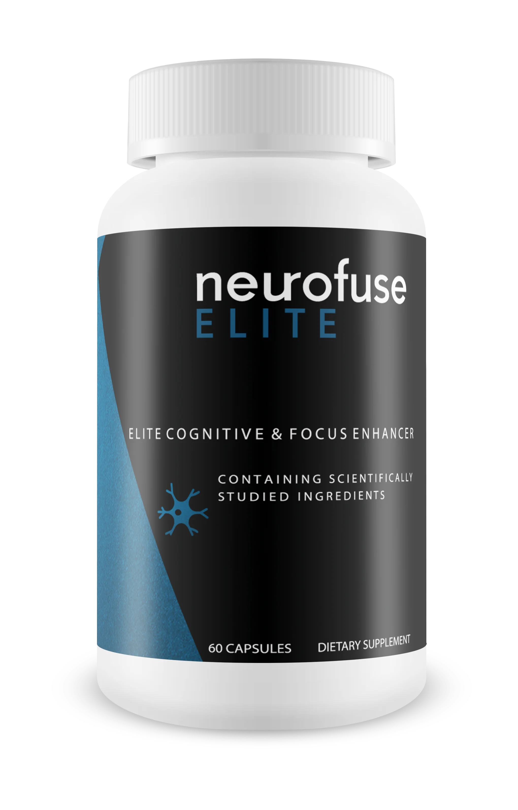 Neurofuse Elite Powerful Focus & Memory Nootropic Pill - Formula Helps Support Memory, Cognitive Function, Focus & Clarity - Reduce Brain Fog & Fatigue - 60 Count