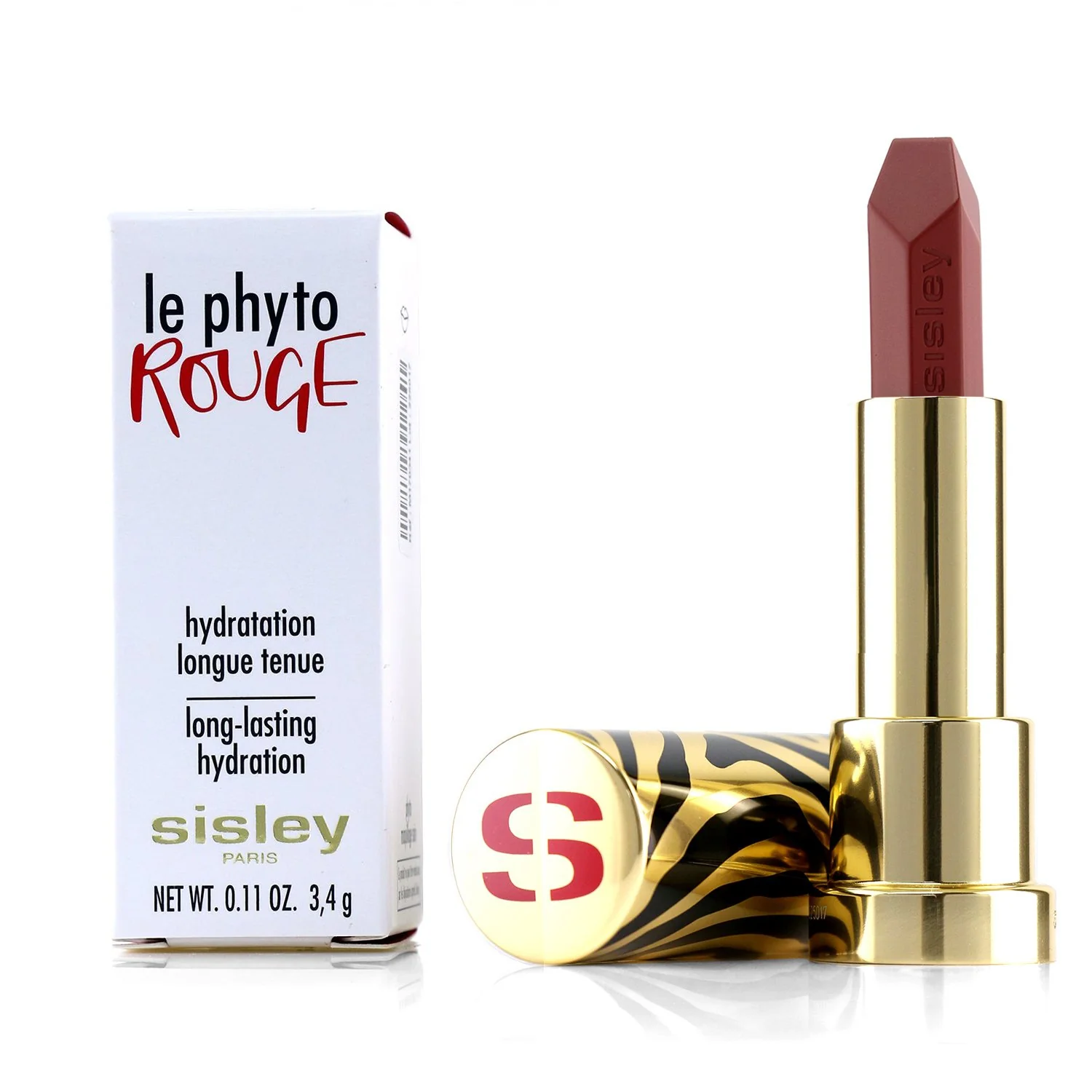 Sisley Le Phyto Rouge Long Lasting Hydration Lipstick - # 10 Beige Jaipur  3.4g/0.11oz