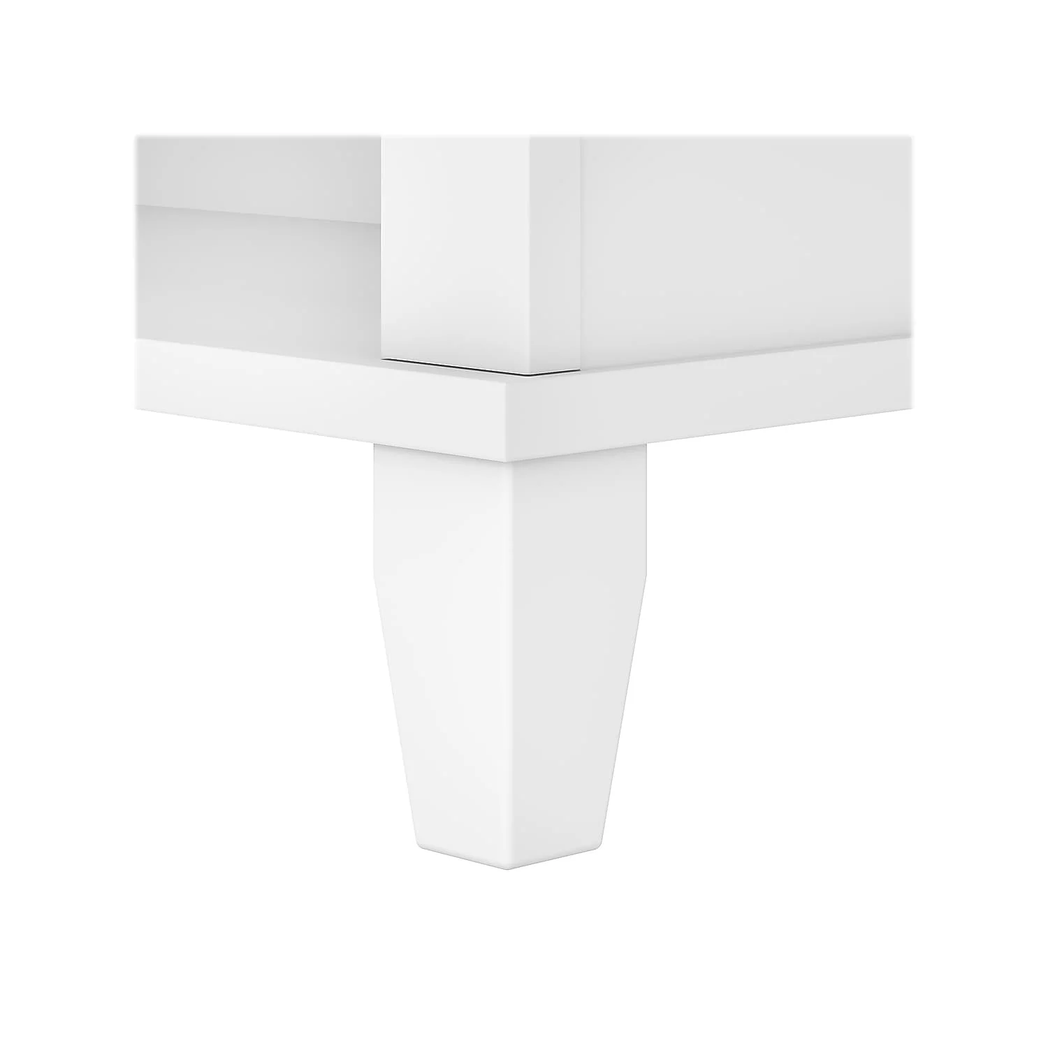 Bush Furniture Somerset 5 Shelf Tall Bookcase in White Finish