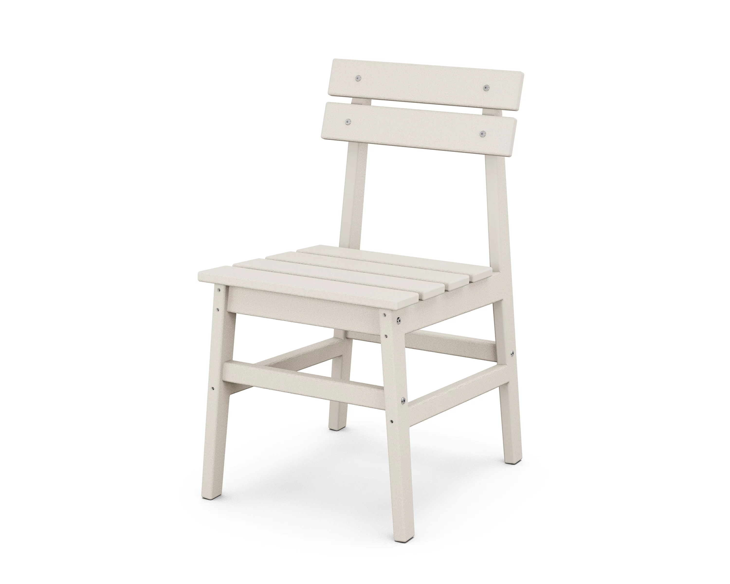 POLYWOOD® Modern Studio Plaza Chair (Single) in Sand