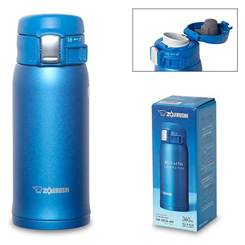 Zojirushi SM-SA60BA Stainless Steel Vacuum Insulated Mug, 1 Count (Pack of 1), Black, 20 oz.