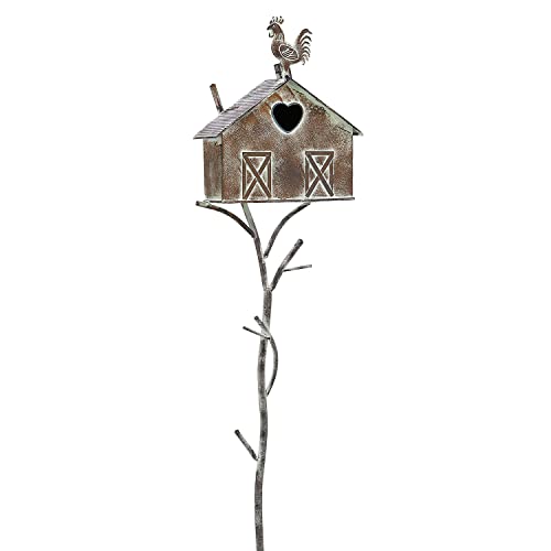Jemeni Large Bird Houses for Outside with Pole, 55