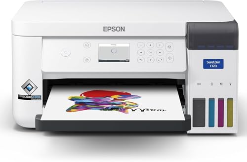 Epson SureColor F170 Dye-Sublimation Printer. Includes Full Set of Ink, User Guide, & AC Power Cable SCF170