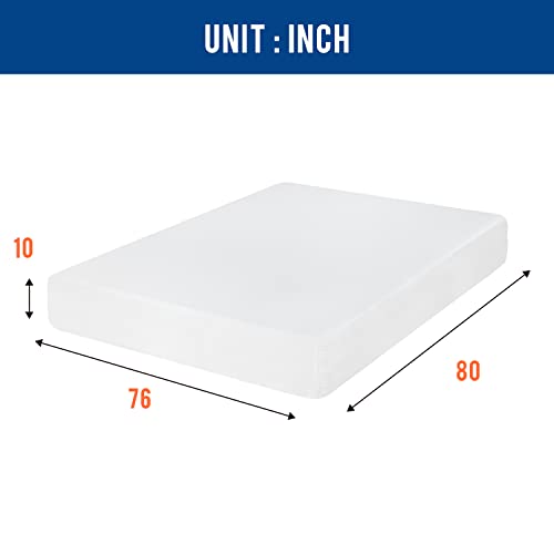 FDW 8 inch Twin Mattress Gel Memory Foam Mattress for Cool Sleep & Pressure Relief, Medium Firm Mattresses CertiPUR-US Certified/Bed-in-a-Box/Pressure Relieving (8 in, Twin)