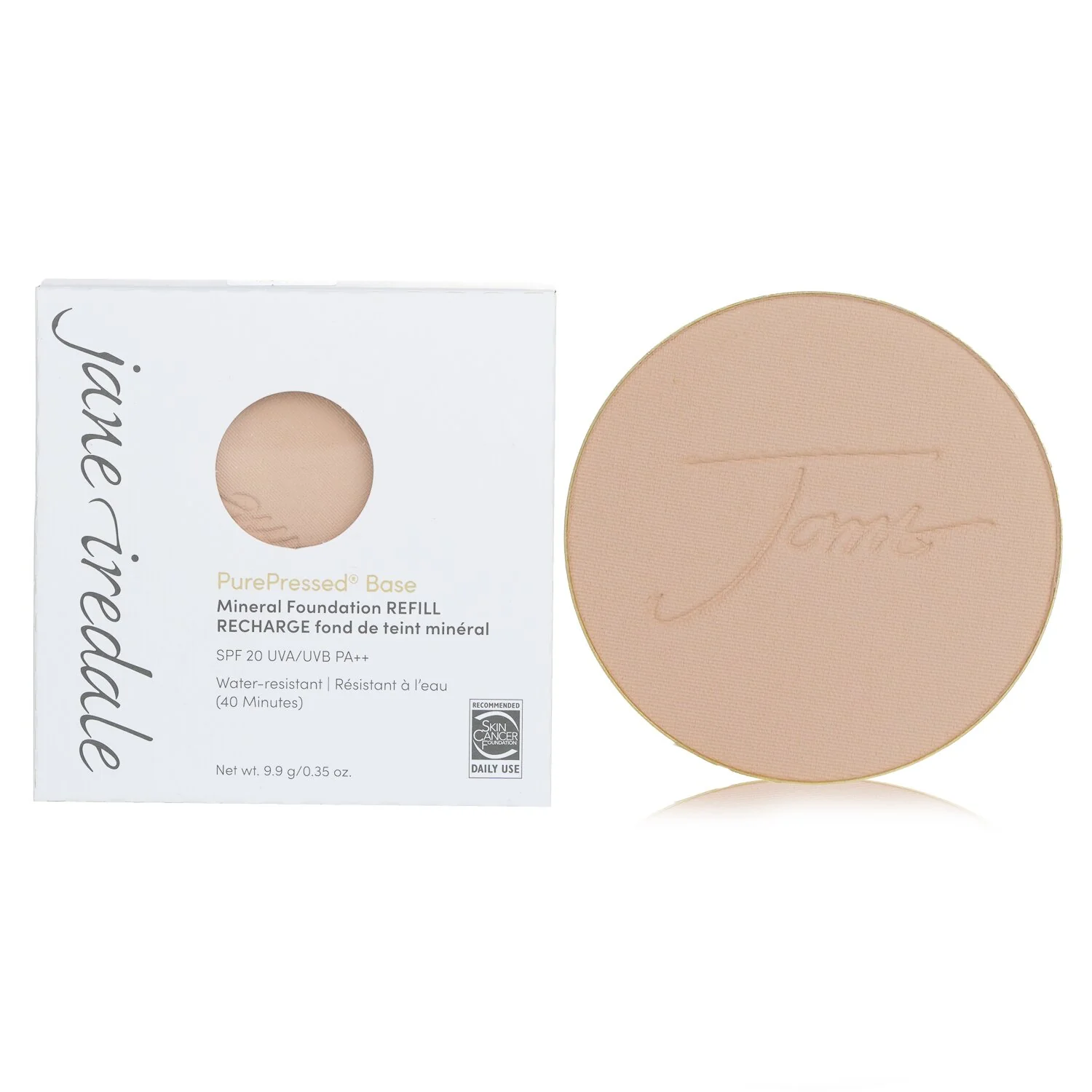 Jane Iredale PurePressed Base Mineral Foundation Refill SPF 20 - Latte  9.9g/0.35oz