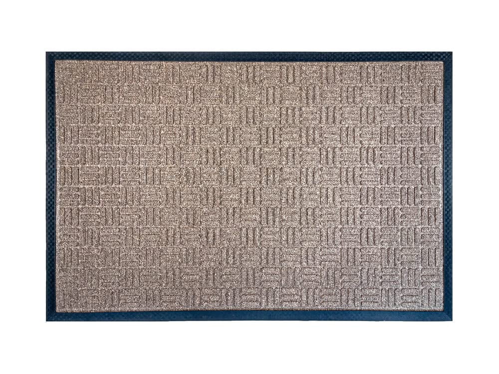 Envelor Door Mat Indoor Outdoor Front Doormat Commercial Grade Floor Mat for Home, Office, Lobbies Entryway Rug Entrance Shoe Scraper Heavy Duty Welcome Mat Non-Slip, Checker, 48 x 72 Inches  - Brown