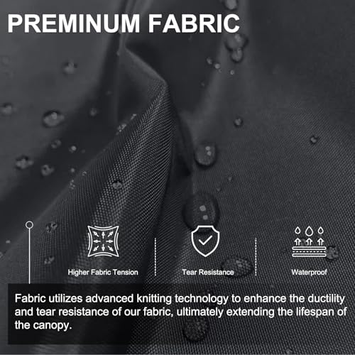 ABCCANOPY Pop Up Canopy - Outdoor Patio Portable Canopy Tent Heavy Duty for Backyard and Deck with 4 Sandbags(White, 10x10)