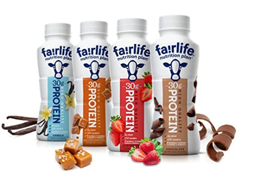 Fairlife Nutrition Plan High Protein Shake Variety Pack Sampler - Chocolate & Vanilla - 11.5 Fl Oz (8 Pack)