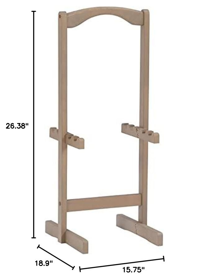 5 Piece Set Faux Marble TV Tray Table Stand in Brown, 4 Tray Tables & 1 Stand