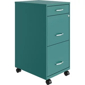 Lorell Lorell SOHO Box/File/File Mobile Letter Size File Cabinet, Three Drawer