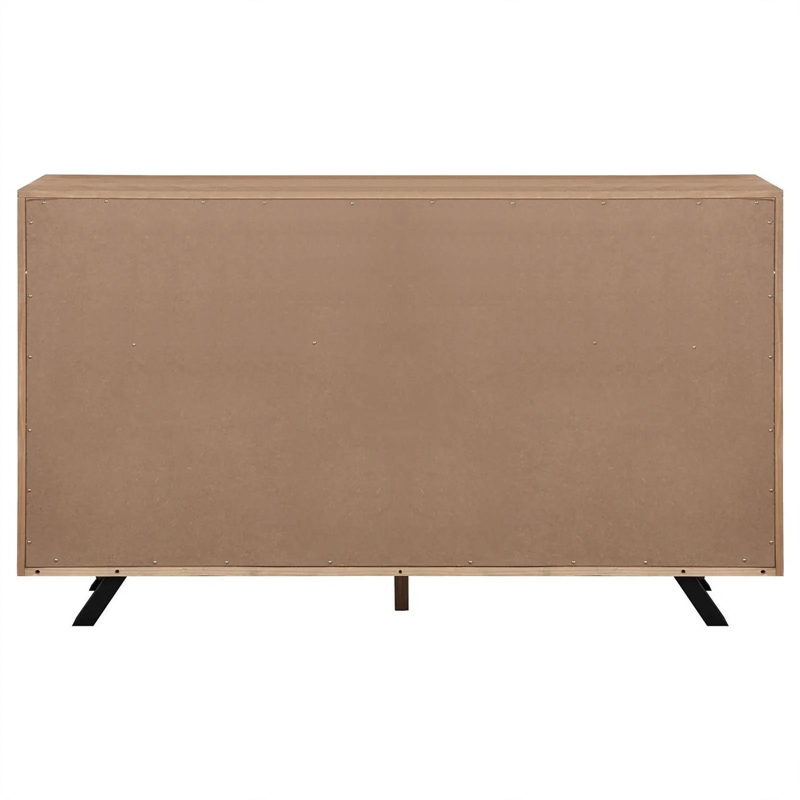 Pemberly Row 7-drawer Wood Rectangular Dresser in Light Honey Brown