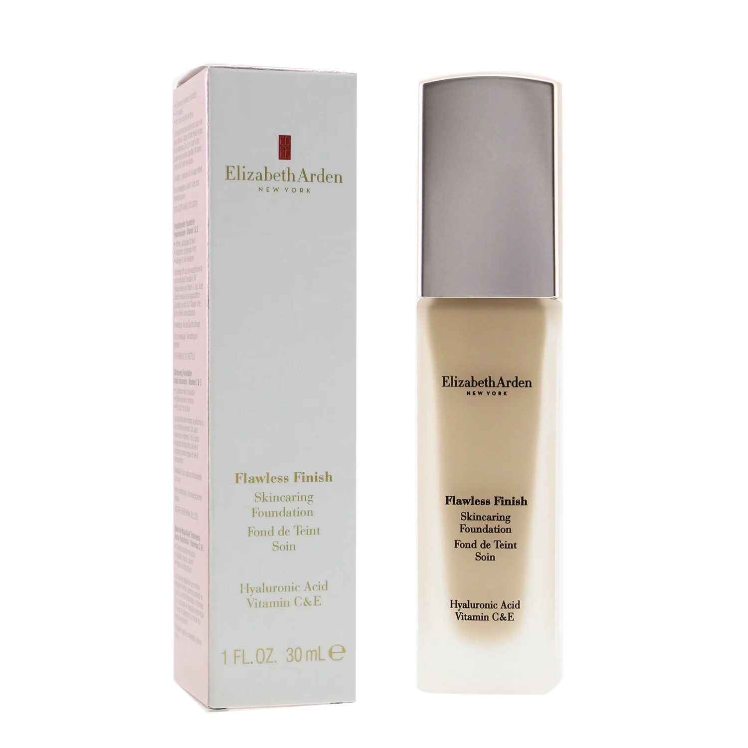 Elizabeth Arden Flawless Finish Skincaring Foundation - # 210N (Light Skin With Peach Undertones)  30ml/1oz