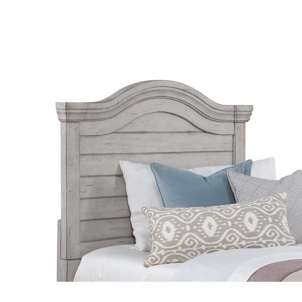 American Woodcrafters Stonebrook Wooden Slat Headboard - Antique Gray
