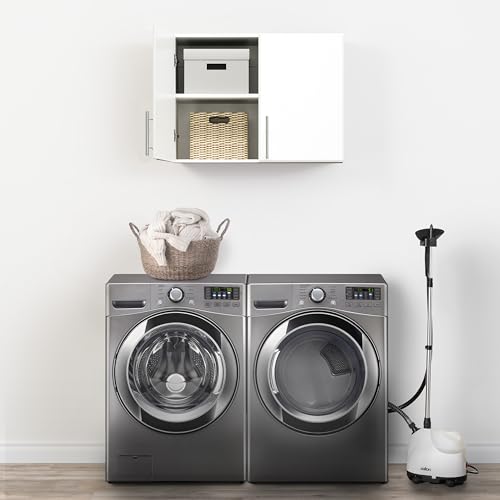 Prepac Elite 16 inch Stackable Wall Cabinet, Black