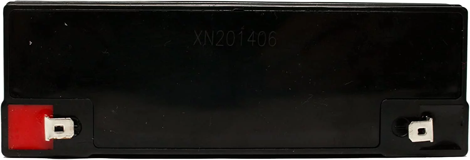 Compatible BAXTER HEALTHCARE 2M8015 PUMP Battery - Replacement UB6120 Universal Sealed Lead Acid Battery (6V, 12Ah, 12000mAh, F1 Terminal, AGM, SLA) - Includes TWO F1 to F2 Terminal Adapters