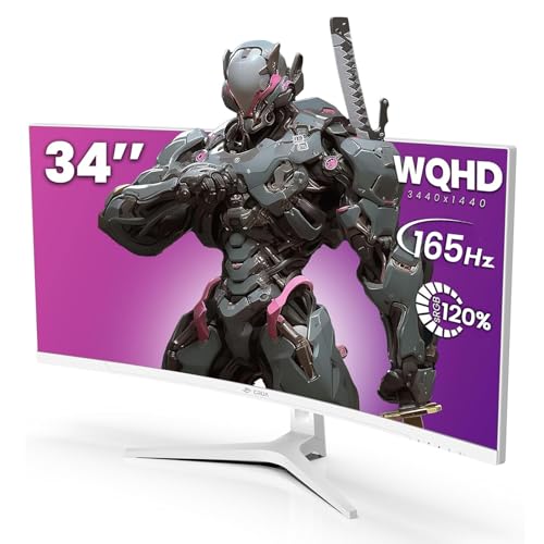 CRUA 30Inch Ultrawide Curved Monitor, 21:9 WFHD(2560x1080P) VA Computer Monitor, 120% sRGB 100HZ 1500R PC Monitors Support FreeSync, Wall-Mounted, with HDMI/DP Display Port-Black