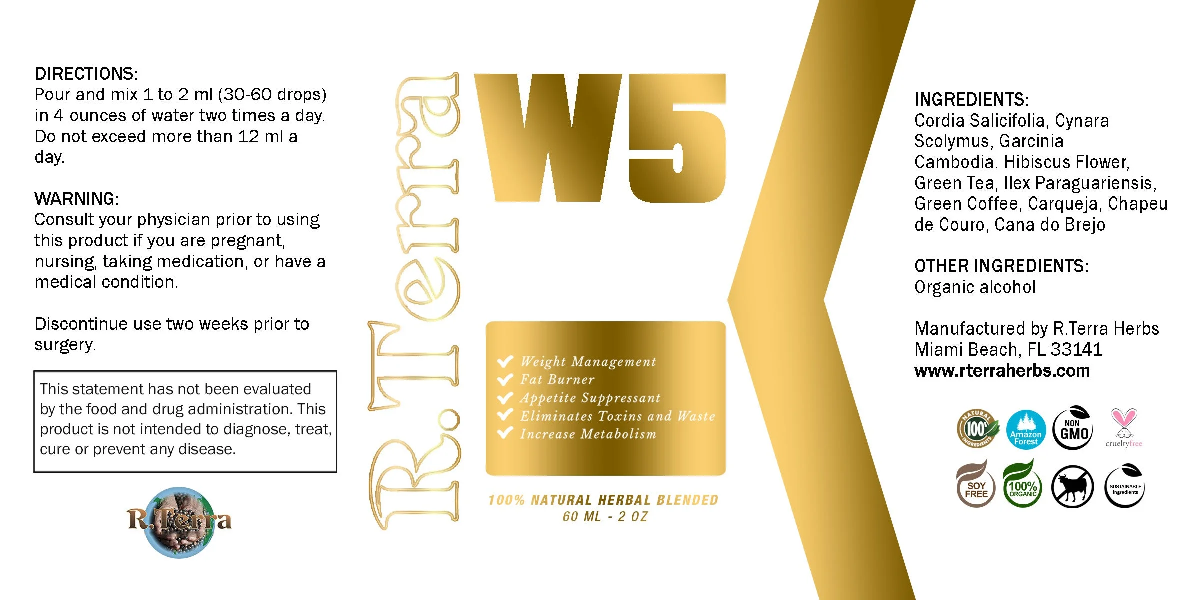 W5 - Weight loss Herbal Supplements
