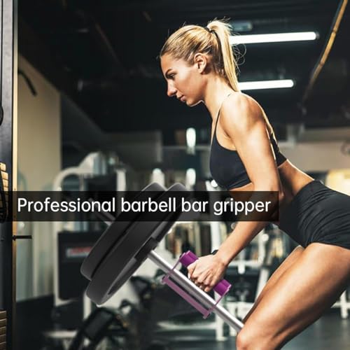 V Bar Landmine Handle Attachment for Barbell Bar, Solid Multi-Grip Landmine Handle Attachment with Non-Slip Rubber Handle, Fits Olympic Bars Strength Training Bars