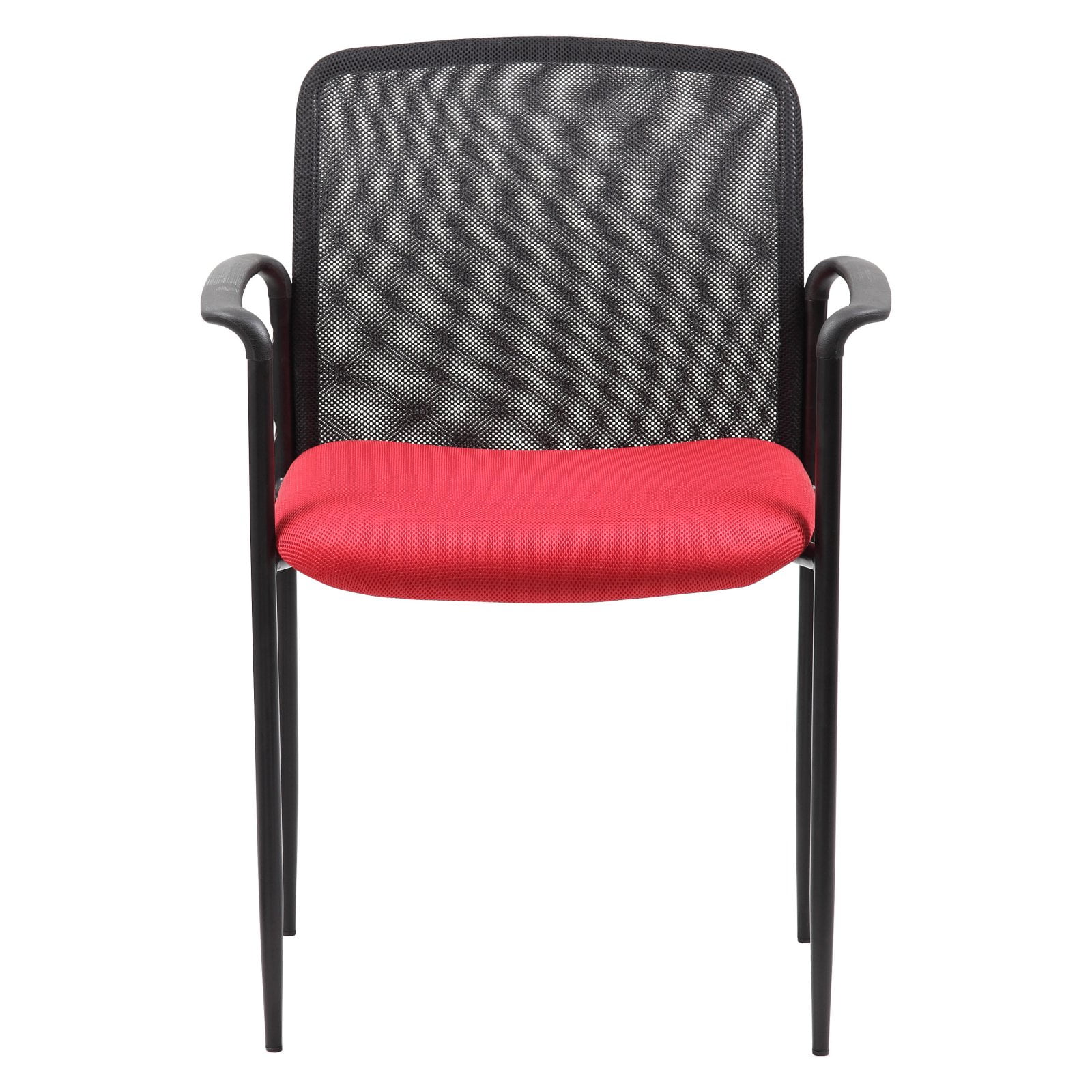 BOSS B6909-GY Stackable Mesh Guest Chair, Grey