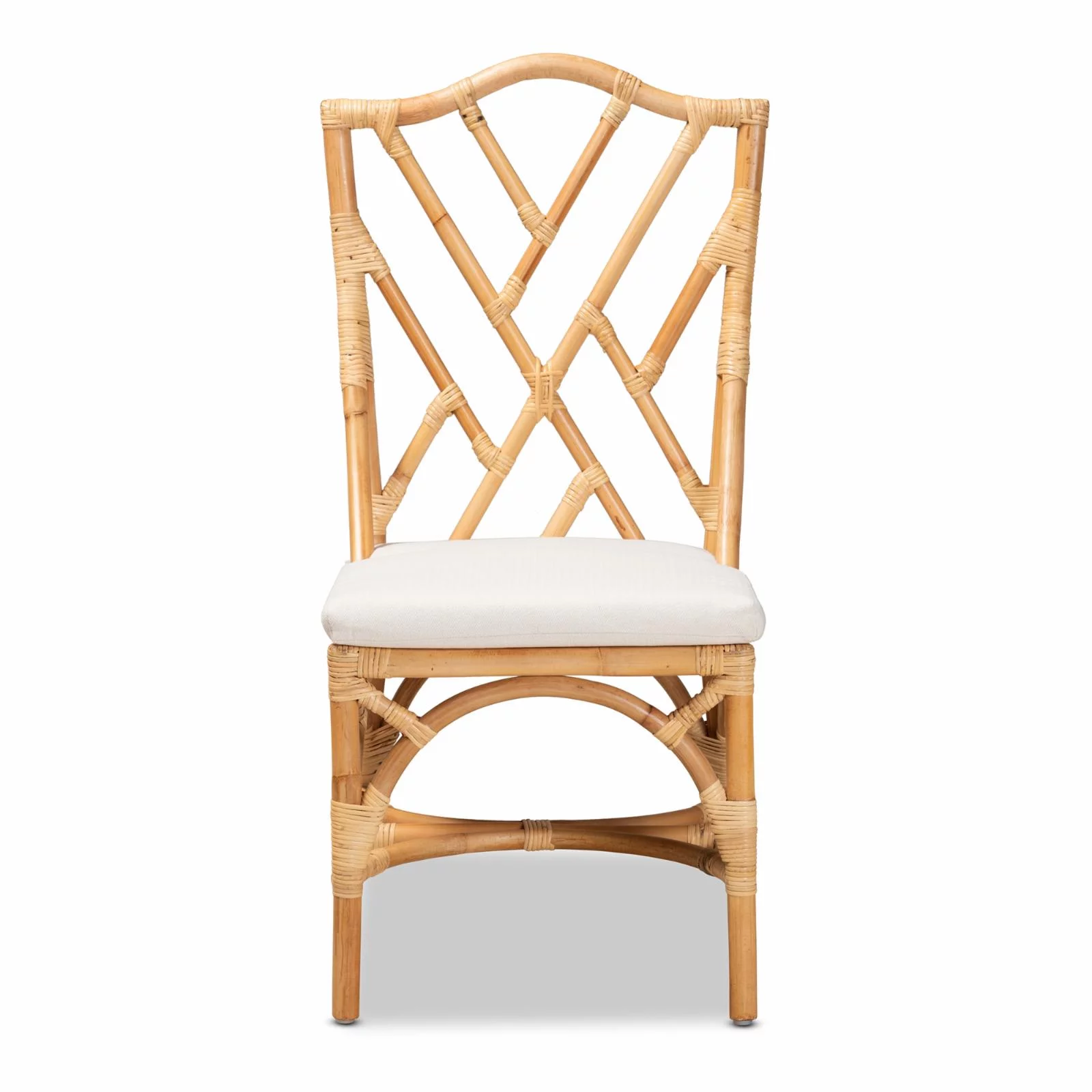 Baxton Studio Sonia Natural Finished Rattan Chair