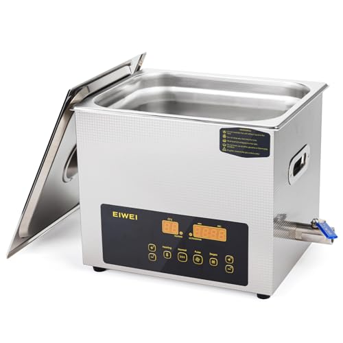 3L Ultrasonic Cleaner Dual-Frequency Professional Digital Stainless Steel Cleaning Machine with Heater Timer for Carburetor, Parts, Circuit Board, Glasses, Denture, Jewelry
