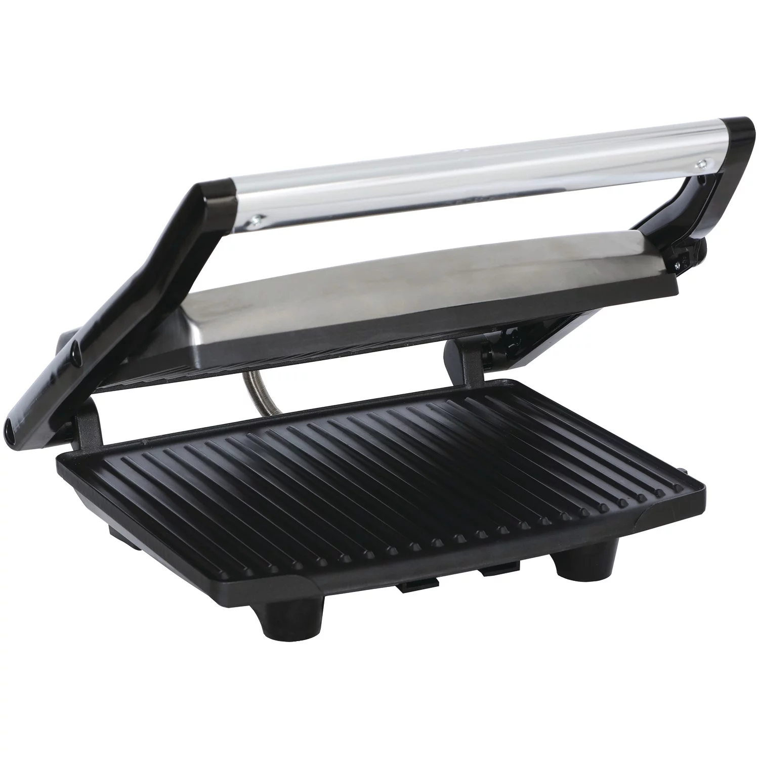 Brentwood Select Compact Non-Stick Panini Press and Sandwich Maker - Stainless Steel