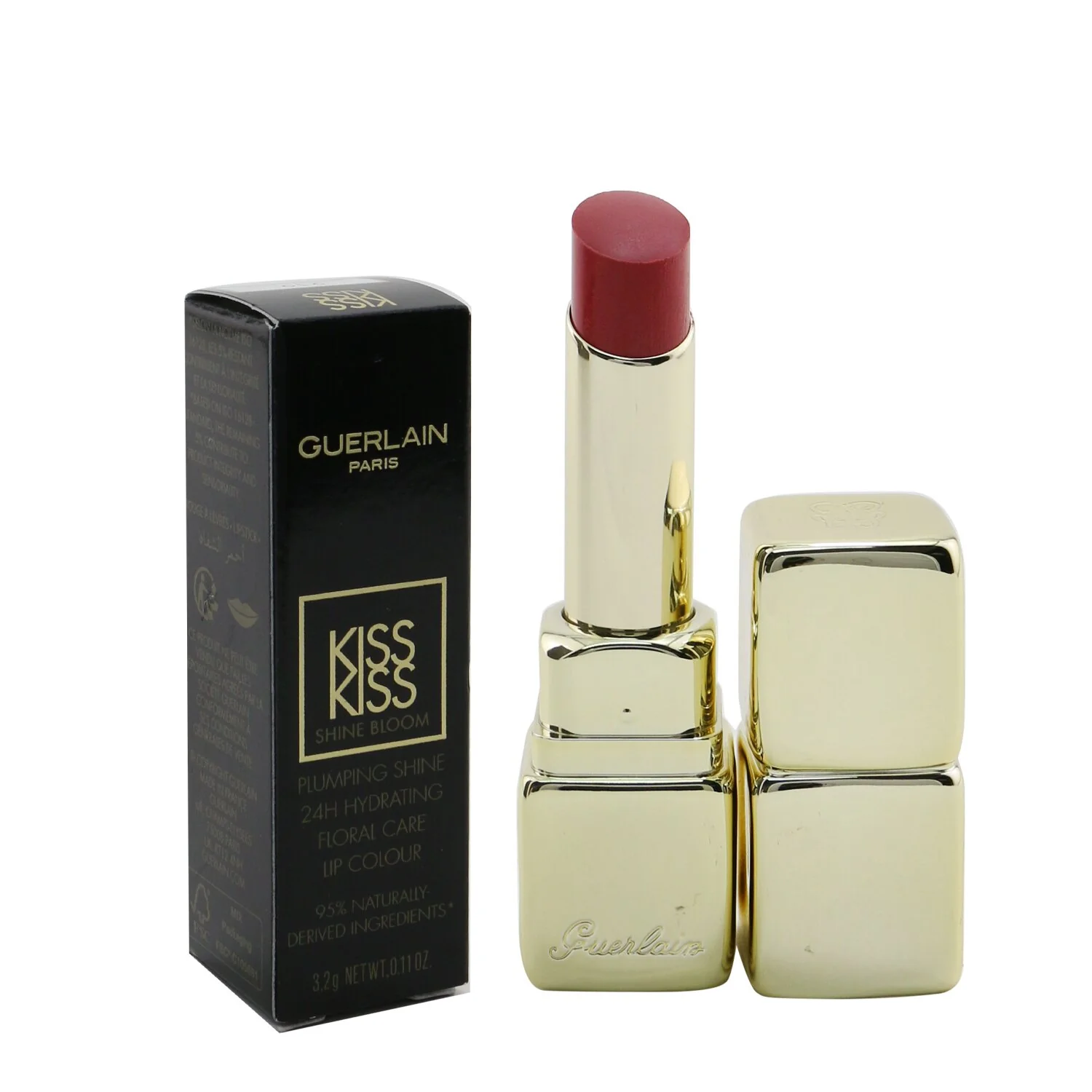 Guerlain KissKiss Shine Bloom Lip Colour - # 739 Cherry Kiss  3.2g/0.11oz