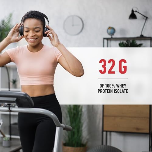 Isopure Zero Carb 32g Clear Protein Ready-to-Drink, Whey Protein Isolate, Blue Raspberry, 12 Pack (Packaging May Vary)