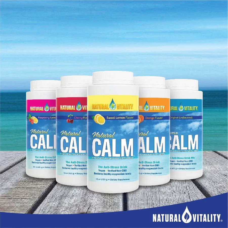 Natural VitalityÂ® Calm, The Anti-Stress Dietary Supplement Powder, Lemon - 16 ounce