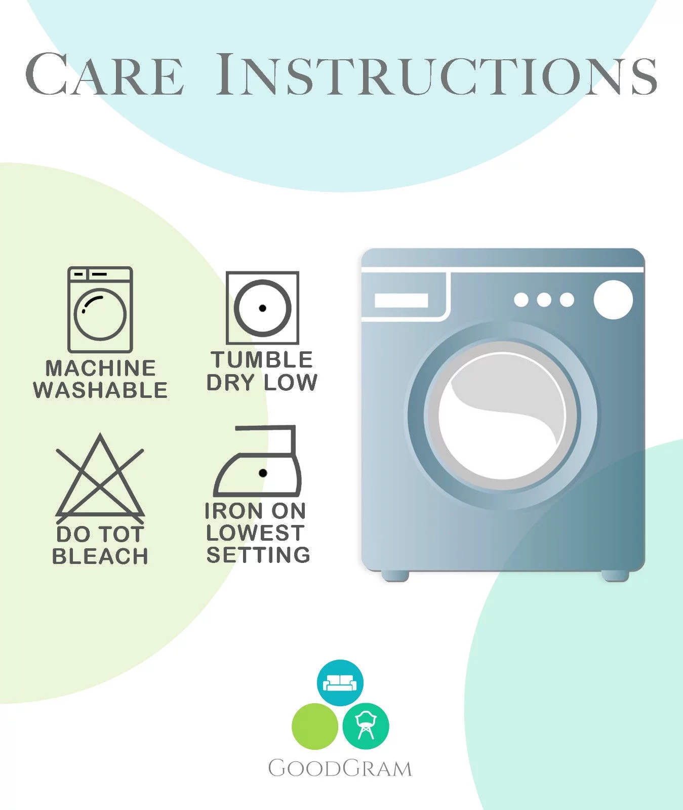 VCNY Home Complete 4 Pc. Geometric Grommet Top Curtain Set - Yellow/Gray 84 in. Long