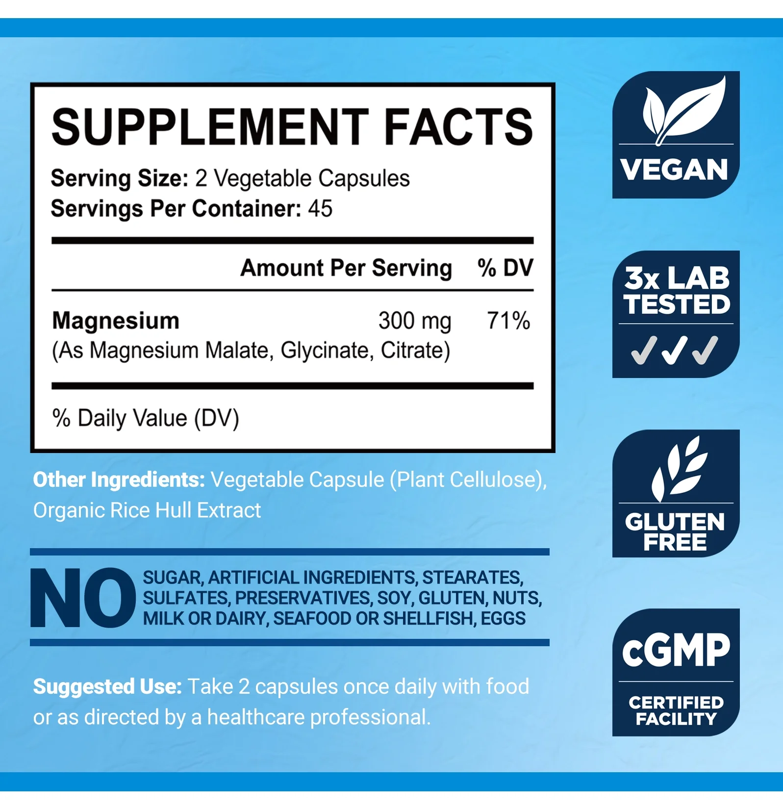 BioEmblem Triple Magnesium Glycinate, Malate, Citrate and Antarctic Krill Oil, Supports Sleep and Brain Health, Heart and Joint Health, Cardiovascular Health