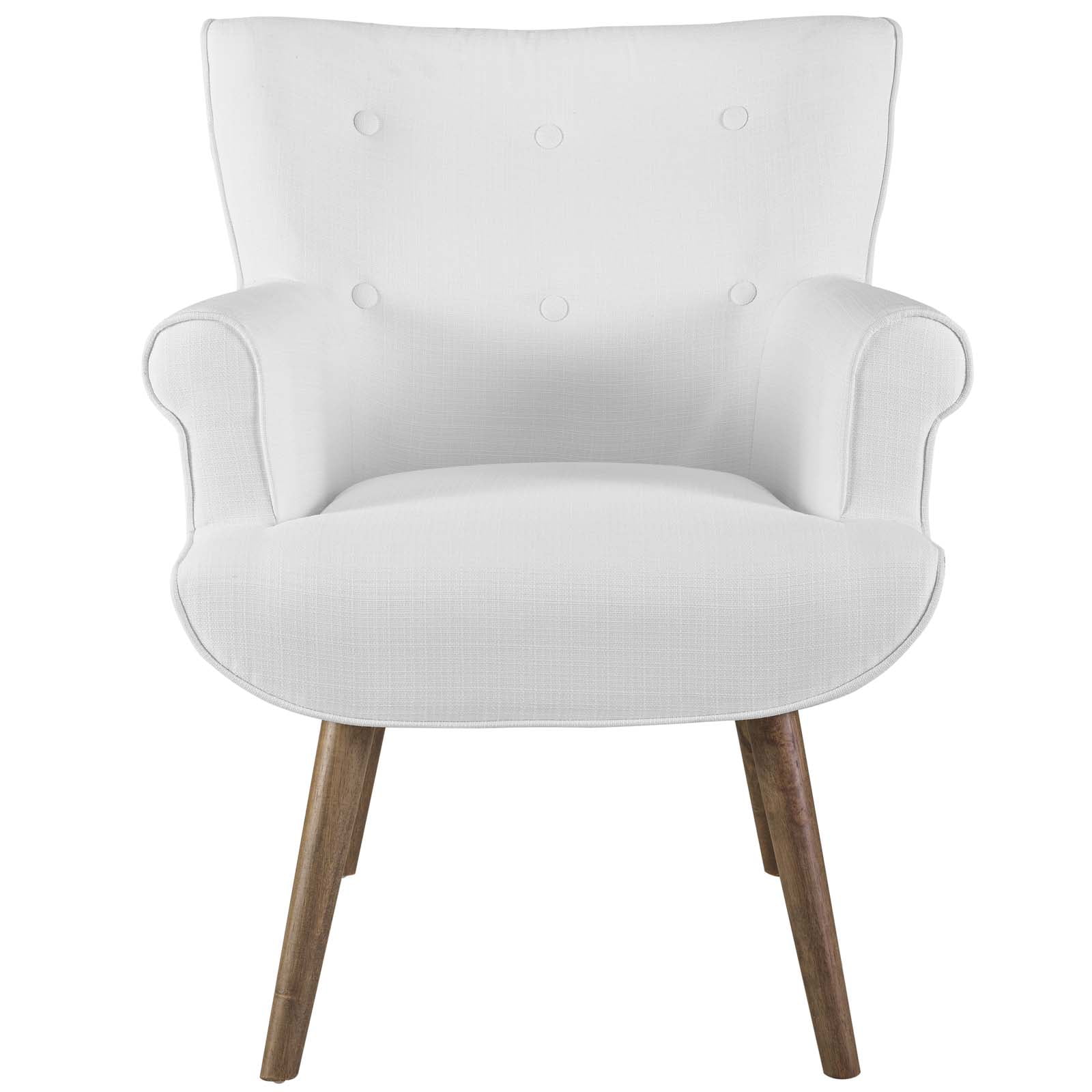 Modway Cloud Upholstered Armchair in White