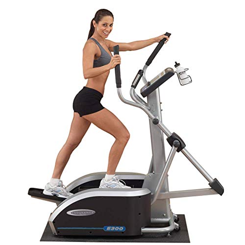 Body-Solid (E400) Elliptical Trainer Machine, Cardio Workout Crosstrainer Exercising Machines for Home & Commercial Gym with 300lb Weight Capacity