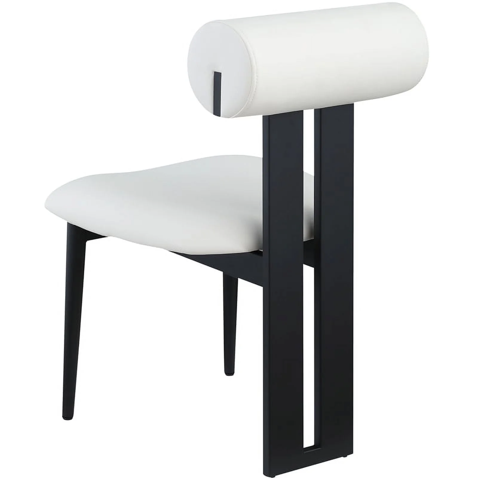 Meridian Furniture Dario Cream Vegan Leather Dining Chair (Set of 2)