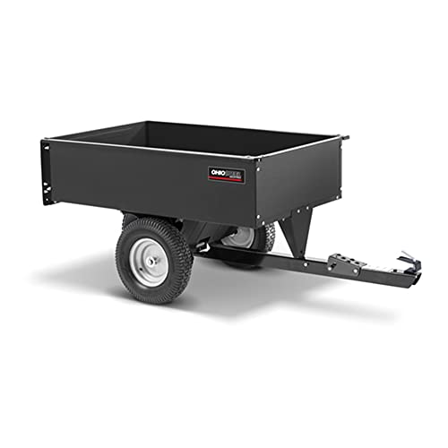 Ohio Steel 3040P-SD Poly Swivel Dump Cart, 10 cu.ft., 600 lb Load Capacity