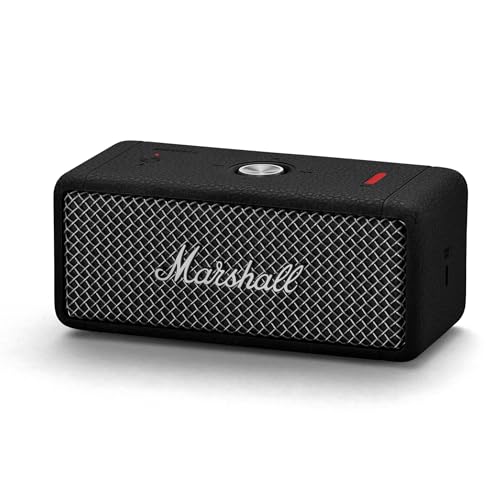 Marshall Emberton II Portable Bluetooth Speaker, Black & Brass
