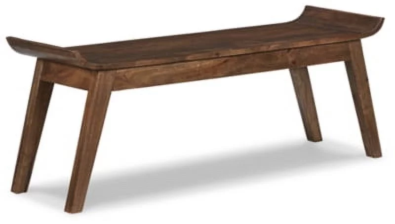 Signature Design by Ashley Contemporary Abbianna Accent Bench  Medium Brown