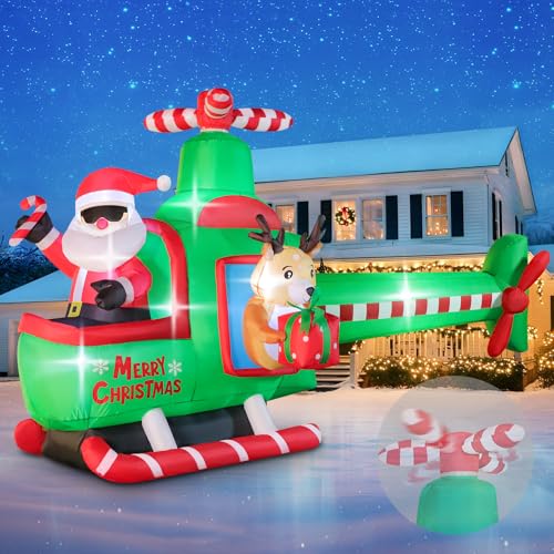 FunFanso 14 FT Christmas Inflatable Snowman with Bird, Blow Up Outdoor Decorations Built-in Bright LED Light, Giant Blow Up Snowman Wear Magic Hat Garden Yard Patio Holiday Mall Display Hall Decor