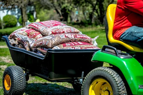 Polar TA1500 Tandem Axle Utility Trailer – 22 Cu. Ft. ATV/UTV Hauling Trailer with 1500 lb. Capacity – Rugged Rubber Wide Track Tires – Model 8262