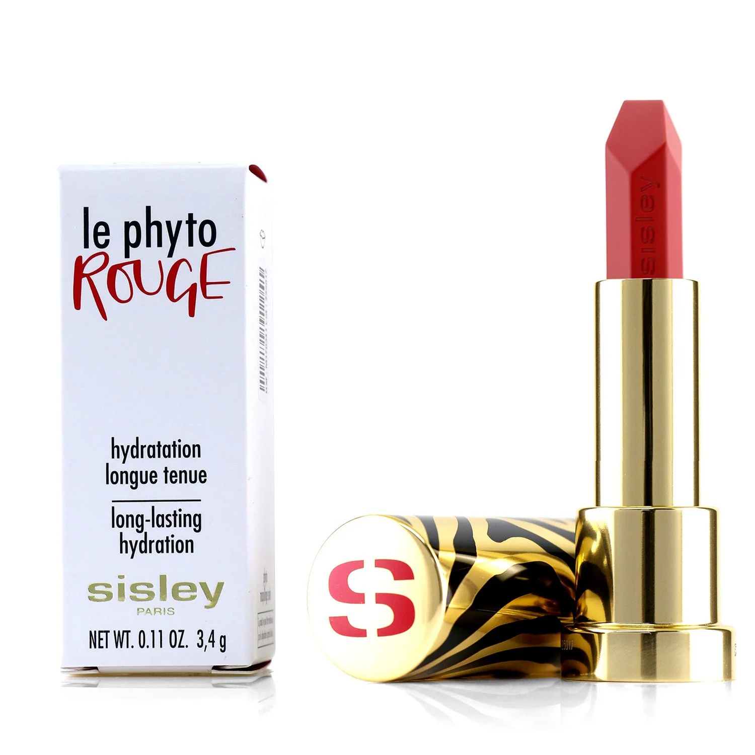 Sisley Le Phyto Rouge Long Lasting Hydration Lipstick - # 43 Rouge Capri  3.4g/0.11oz