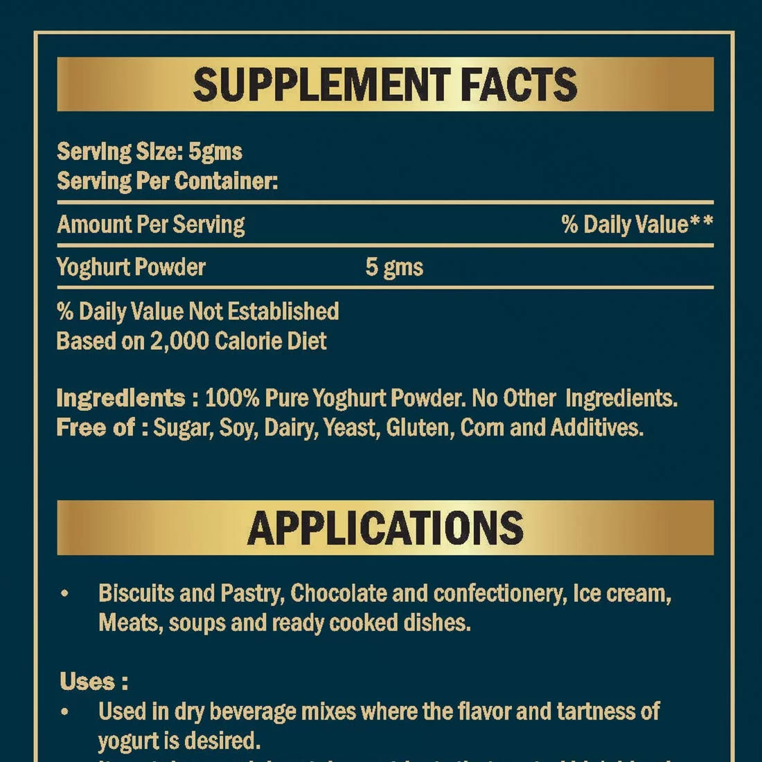 Fooding Yogurt Powder, 250Gm