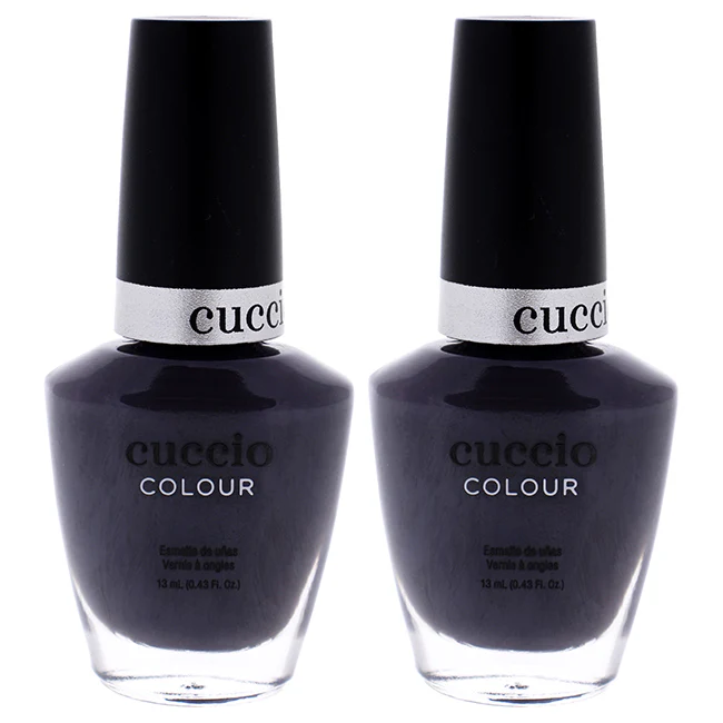 Cuccio Colour Nail Polish - Smoking Gun by Cuccio for Women - 0.43 oz Nail Polish - Pack of 2