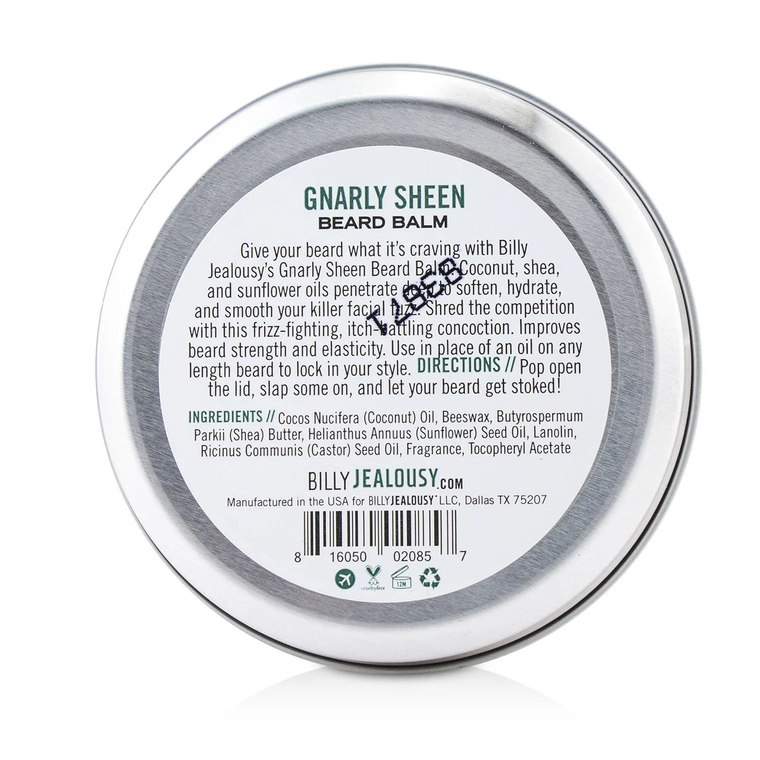 Billy Jealousy Gnarly Sheen Beard Balm  57g/2oz