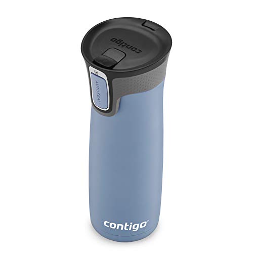 Contigo AUTOSEAL West Loop Vacuum-Insulated Stainless Steel Travel Mug with Easy-Clean Lid 20 oz Sake