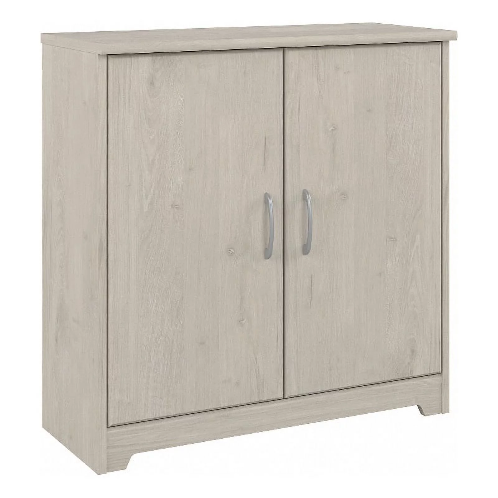Bowery Hill Small Entryway Cabinet in Linen White Oak - Engineered Wood