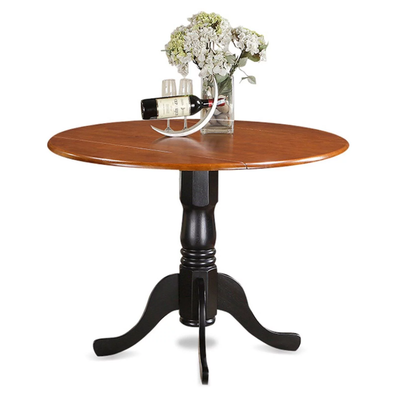 East West Furniture Dublin Round Table with 29