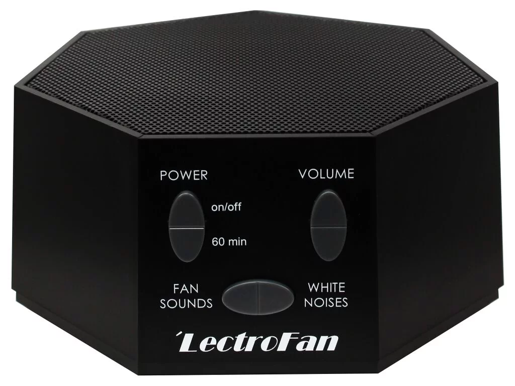 LectroFan White Noise & Fan Sound Machine, Black