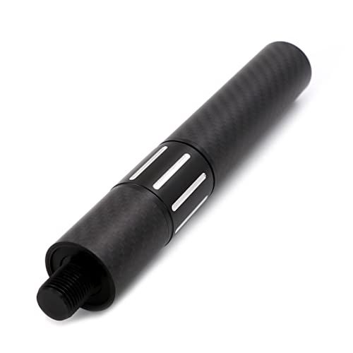 CUESOUL Carbon Fiber Pool Cue Extension with 3 Bumpers Fittings