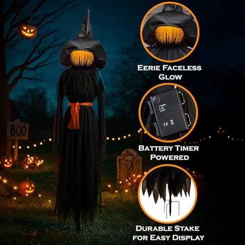 Evergreen Animated Groundbreaker Zombie for Halloween Outdoor Decoration, Sound Activated Zombie with Sporky Sound & Glowing Eyes, Halloween Props for Graveyard Lawn Yard Haunted House Decor